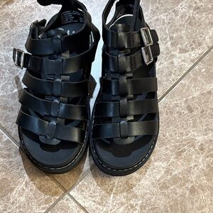 Madden black  Strappy Sandals with Buckles